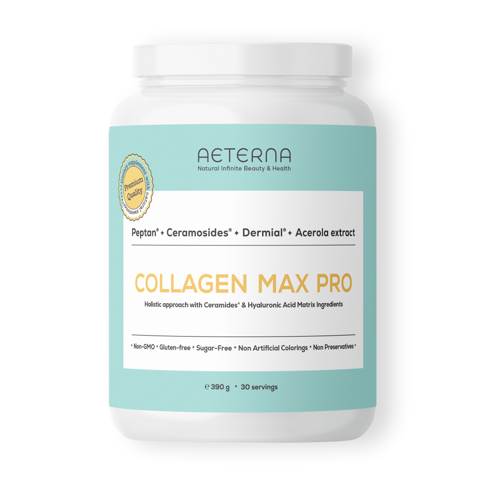 Collagen Max Pro Aeterna - Вискокачествен хидролизиран колаген за пиене, 30 дози