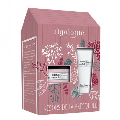 Анти-ейдж комплект крем и маска за уплътняване и изглаждане на зряла кожа Algologie Tresors De La Presquile Анти-ейдж комплект крем и маска за уплътняване и изглаждане на зряла кожа Algologie Tresors De La Presquile