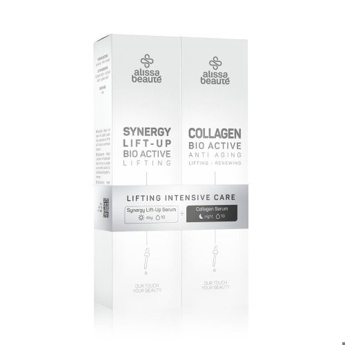 Комплект серуми за стягане и лифтинг на отпусната кожа Alissa Beaute Bio Active Lifting Intensive Care, 50 + 50 мл. Комплект серуми за стягане и лифтинг на отпусната кожа Alissa Beaute Bio Active Lifting Intensive Care, 50 + 50 мл.