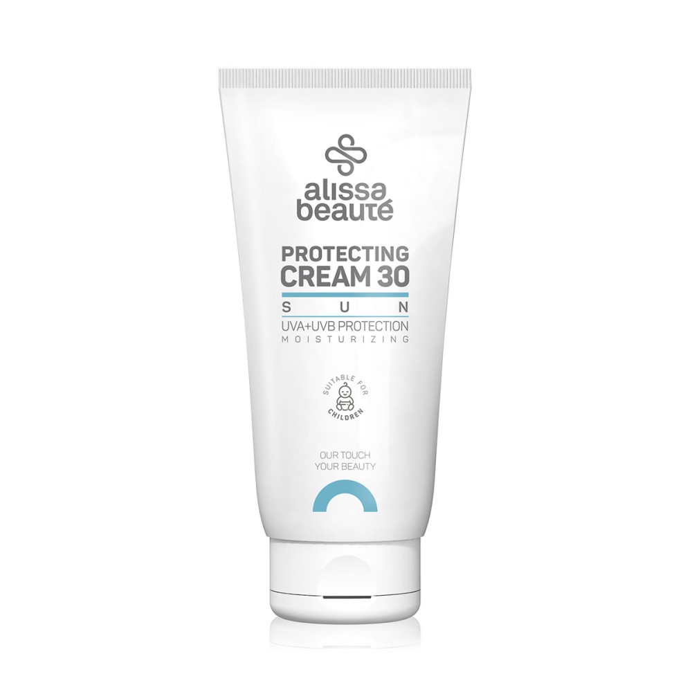 Слънцезащитен крем със средно висок фактор SPF 30 Alissa Beaute Protecting Cream SPF 30, 200 мл.