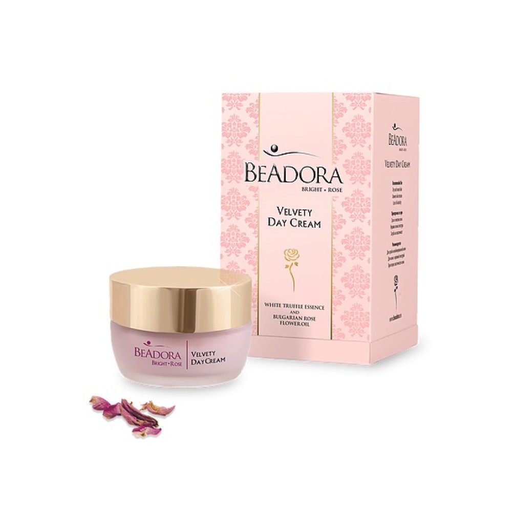 Подхранващ кадифен дневен крем BeAdora Bright Rose Velvety Day Cream, 50 мл