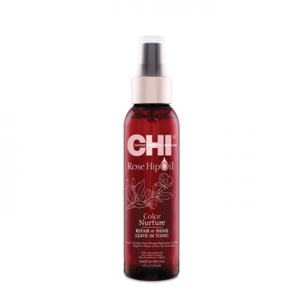 Възстановяващ лосион без изплакване CHI Rose Hip Oil Repair&Shine Leave-In Tonic - 118 мл