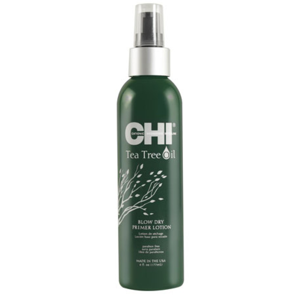 Лосион за сешоар с масло от чаено дърво CHI Tea Tree Oil Blow Dry Primer Lotion - 177 мл