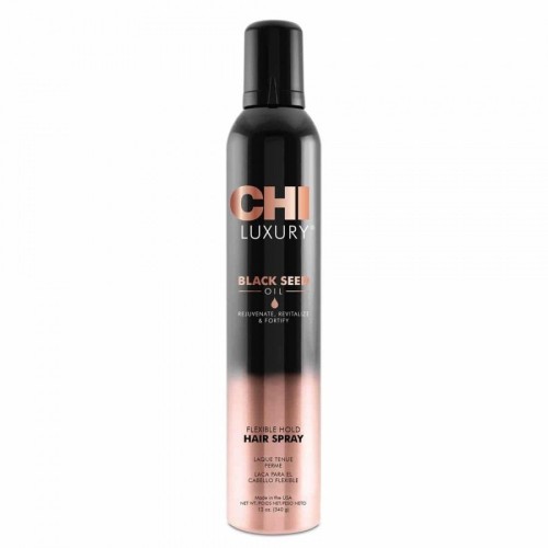 Лак за коса за обем и блясък CHI Black Seed Oil Flexible Hold Hairspray, 340 гр Лак за коса за обем и блясък CHI Black Seed Oil Flexible Hold Hairspray, 340 гр