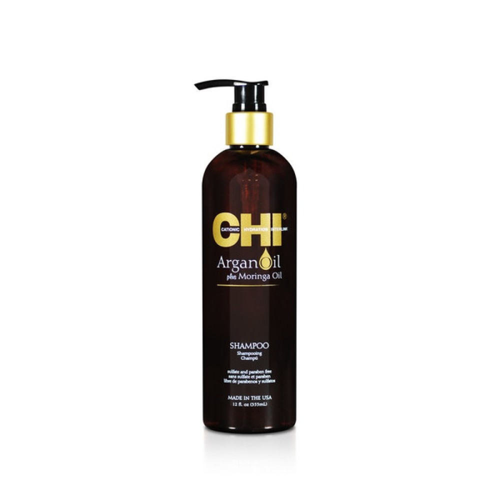 Подхранващ шампоан с арганово масло за суха и изтощена коса CHI ARGAN OIL SHAMPOO 340 ml