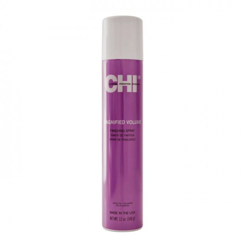 Влагоустойчив бързосъхнещ лак за обем CHI Magnified Volume Finishing Spray, 340 гр