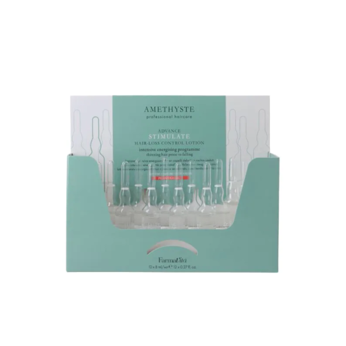 Ампули за стимулиране на растежа на косата и против косопад Farmavita Amethyste Stimulate Hair Loss Control Lotion 12Х8мл Ампули за стимулиране на растежа на косата и против косопад Farmavita Amethyste Stimulate Hair Loss Control Lotion 12Х8мл