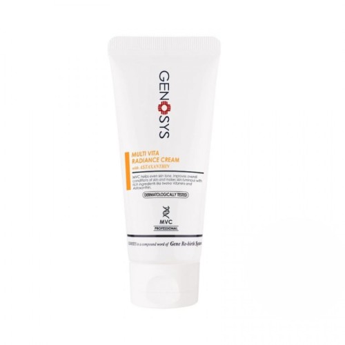Подмладяващ крем за сияен тен с Астасантин GENOSYS Multi Vita Radiance Cream, 50 мл