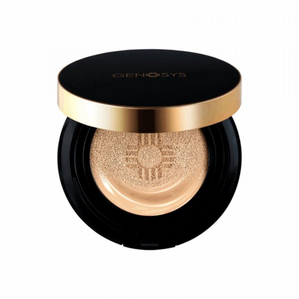 GENOSYS Skin Caring Blemish Balm Cushion 01 Ivory – Cushion with Skincare & SPF50, 2 x 15 gr