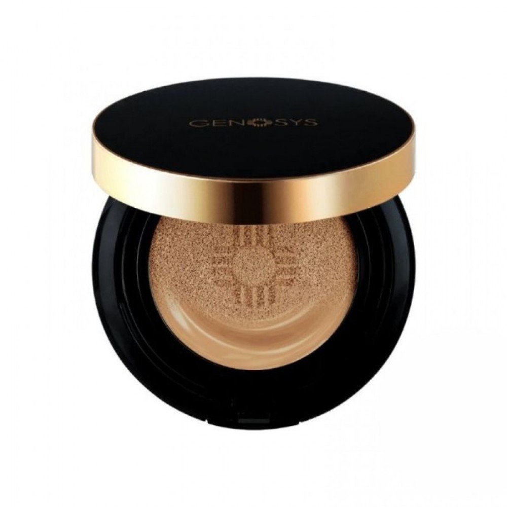 GENOSYS Skin Caring Blemish Balm Cushion 02 Beige – Cushion with Skincare & SPF50, 2 x 15 gr