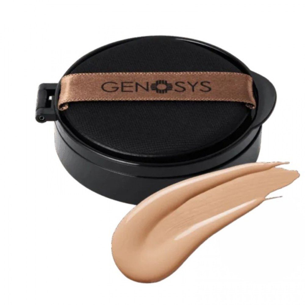 GENOSYS REFILL Blemish Balm Cushion 02 Beige – Cushion with Skincare & SPF50, 15 gr