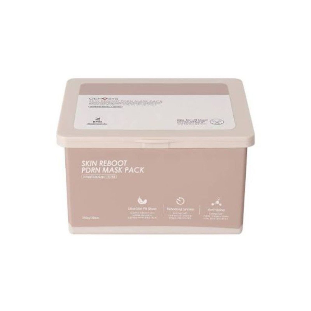 Възстановяващи лист маски с полинуклеотиди GENOSYS Skin Reboot PDRN Mask, 30 бр.