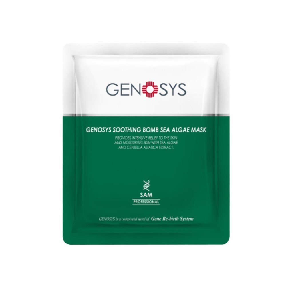 Успокояваща лист маска с морски водорасли GENOSYS Soothing Bomb Sea Algae Mask, 1 бр.