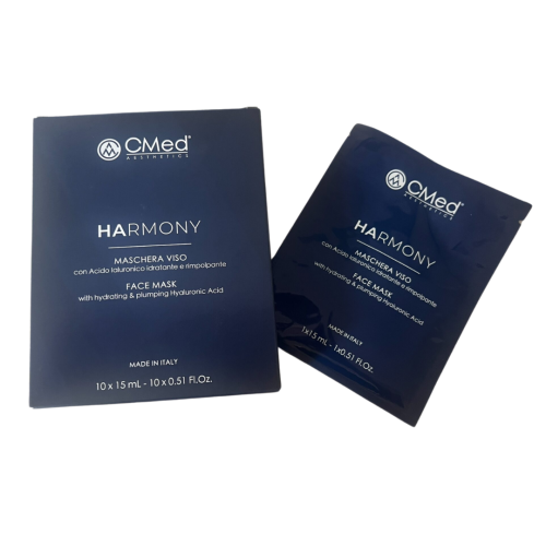 Хидратираща и възстановяваща маска за лице с хиалуронова киселина Harmony Mask, 1бр. Хидратираща и възстановяваща маска за лице с хиалуронова киселина Harmony Mask, 1бр.