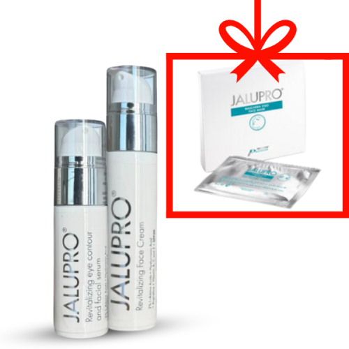Комплект крем и серум с аминокиселини и хиалуронова киселина JALUPRO + подарък маска Jalupro Комплект крем и серум с аминокиселини и хиалуронова киселина JALUPRO + подарък маска Jalupro