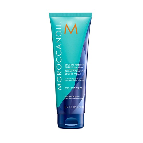 Moroccanoil Blonde Perfecting Purple Shampoo – tone-correcting shampoo for blonde & lightened hair 200ml Moroccanoil Blonde Perfecting Purple Shampoo – tone-correcting shampoo for blonde & lightened hair 200ml