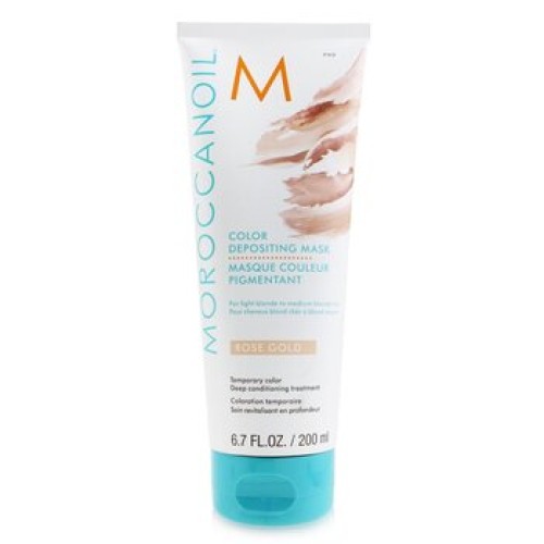 Moroccanoil Color Depositing Mask Rose Gold – subtle pink-golden tone for blonde hair, 200ml Moroccanoil Color Depositing Mask Rose Gold – subtle pink-golden tone for blonde hair, 200ml