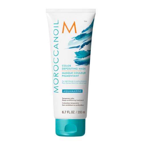 Moroccanoil Color Depositing Mask Aquamarine – cool-toned grey-blue hue with deep conditioning, 200ml Moroccanoil Color Depositing Mask Aquamarine – cool-toned grey-blue hue with deep conditioning, 200ml