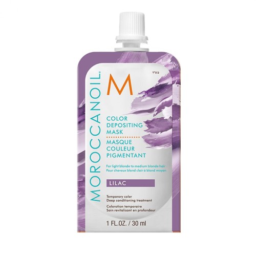 Moroccanoil Color Depositing Mask Lilac – pastel purple tone with deep conditioning care, 30ml Moroccanoil Color Depositing Mask Lilac – pastel purple tone with deep conditioning care, 30ml