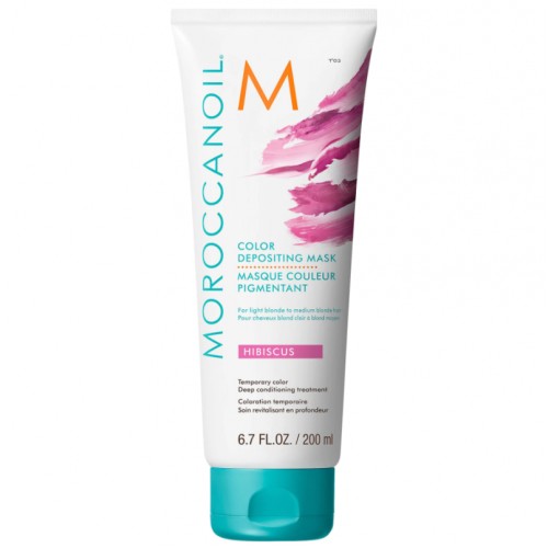 Moroccanoil Color Depositing Mask Hibiscus – vibrant pink tone with deep conditioning care, 200ml Moroccanoil Color Depositing Mask Hibiscus – vibrant pink tone with deep conditioning care, 200ml