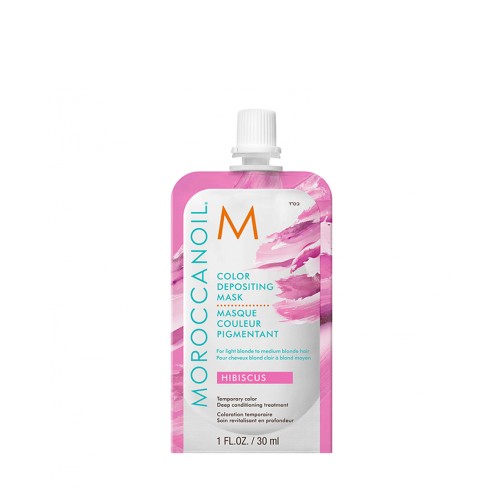Moroccanoil Color Depositing Mask Hibiscus – vibrant pink tone with deep conditioning care, 30ml Moroccanoil Color Depositing Mask Hibiscus – vibrant pink tone with deep conditioning care, 30ml