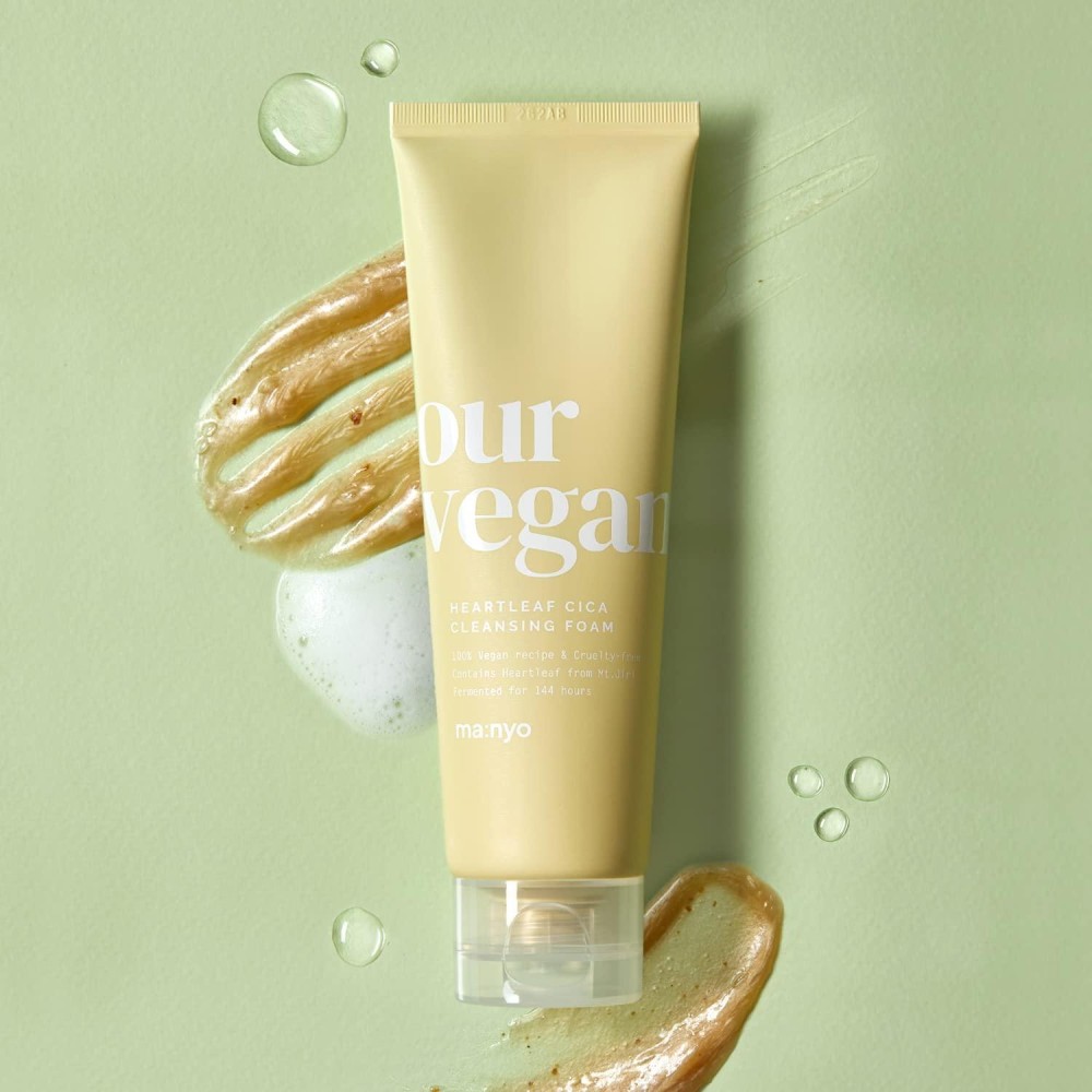 Manyo Heartleaf Cica Cleansing Foam – Gentle Low-pH Vegan Cleanser, 120 ml Manyo Heartleaf Cica Cleansing Foam – Gentle Low-pH Vegan Cleanser, 120 ml