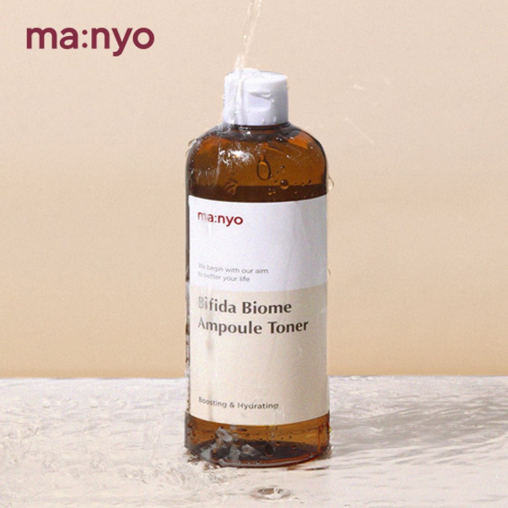 Manyo Bifida Biome Toner, 400 ml - Deva Fashion Shop Балансиращ и подмладяващ тонер за укрепване на кожния микробиом MA:NYO Bifida Biome Ampoule Toner, 400 мл.