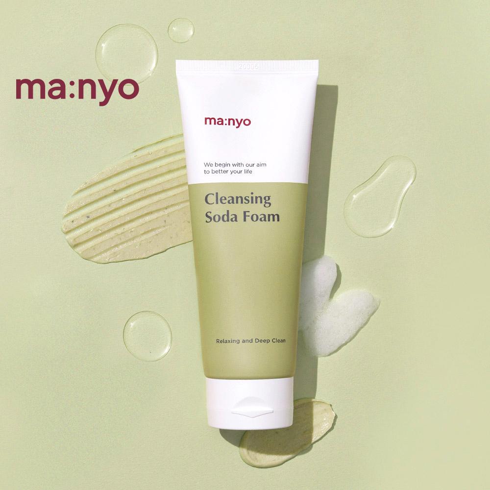 Manyo Cleansing Soda Foam, 150 ml - Deva Fashion Shop Дълбокопочистваща измивна пяна за матиране и стягане на порите MA:NYO Cleansing Soda Foam, 150 мл.