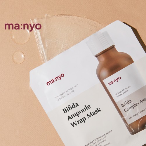 Подхранваща и ревитализираща шийт маска за лице MA:NYO Bifida Ampoule Wrap Mask, 35 гр. Подхранваща и ревитализираща шийт маска за лице MA:NYO Bifida Ampoule Wrap Mask, 35 гр.