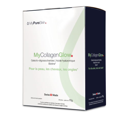 My Collagen Glow - хранителна добавка с морски колагенови пептиди за поддържане на здрави и красиви кожа, коса и нокти, 28 сашета My Collagen Glow - хранителна добавка с морски колагенови пептиди за поддържане на здрави и красиви кожа, коса и нокти, 28 сашета