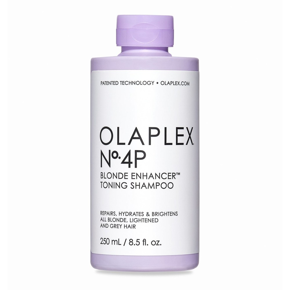 Матиращ възстановяващ шампоан за изрусена и изсветлена коса Olaplex No. 4-P Blonde Enhancer Tonning Shampoo, 250 мл.