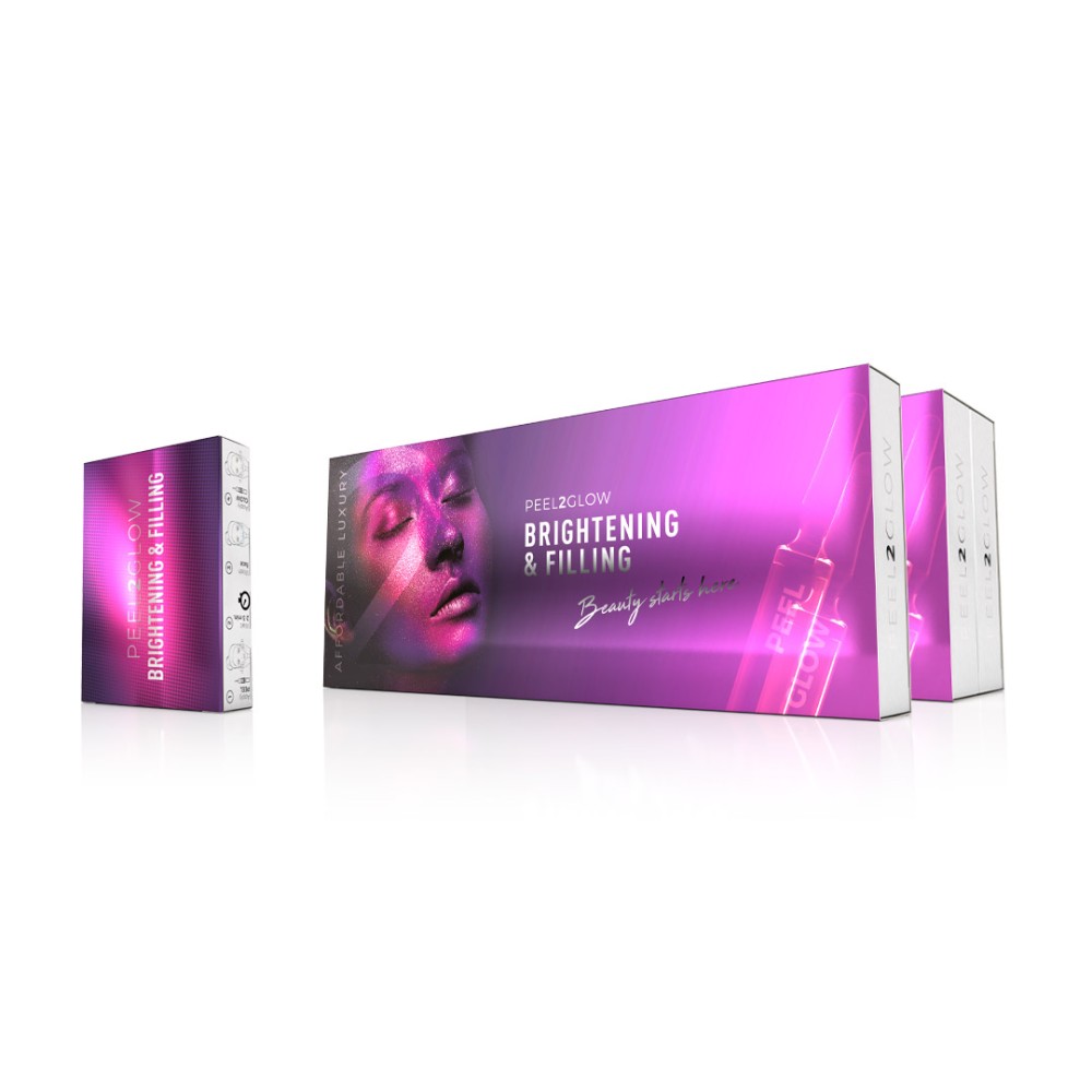 Peel2Glow Brightening & Filling – Two-Step Treatment for Brightening, Smoothing, and Skin Renewal, 2 x 1.5 ml Peel2Glow Brightening & Filling – Two-Step Treatment for Brightening, Smoothing, and Skin Renewal, 2 x 1.5 ml