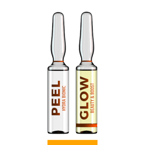 Професионална терапия за възстановяване на кожата и възвръщане на обема Peel2Glow Beauty&Boost, 2 x 1.5 мл Професионална терапия за възстановяване на кожата и възвръщане на обема Peel2Glow Beauty&Boost, 2 x 1.5 мл