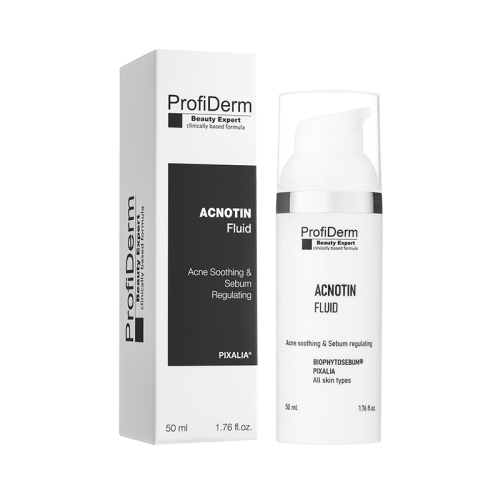 Себорегулиращ и стягащ порите крем Profi Derm Acnotin Fluid, 50 мл.