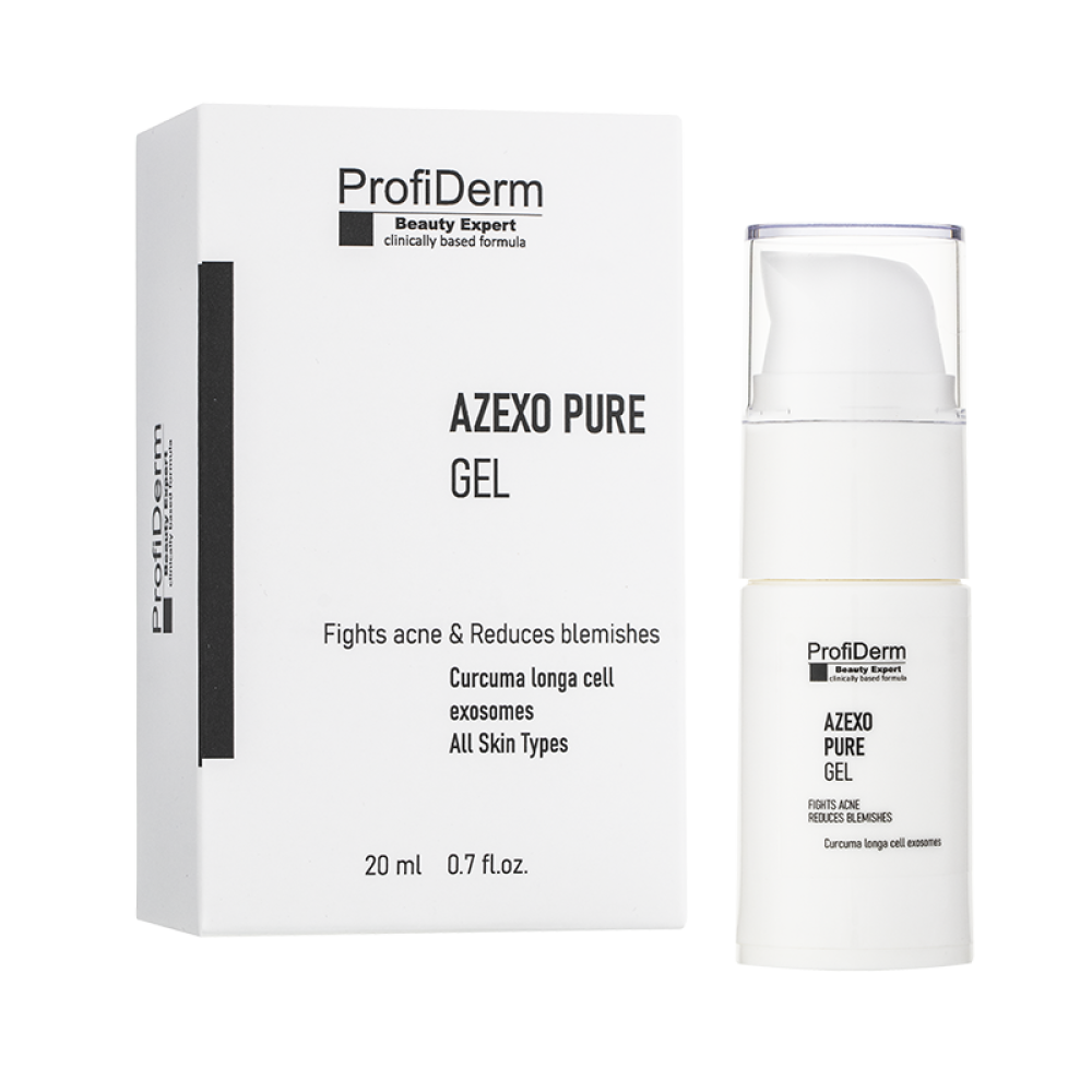 Интензивен гел с екзозоми при акне и хиперпигментации Profi Derm Azexo Pure Gel, 20 мл