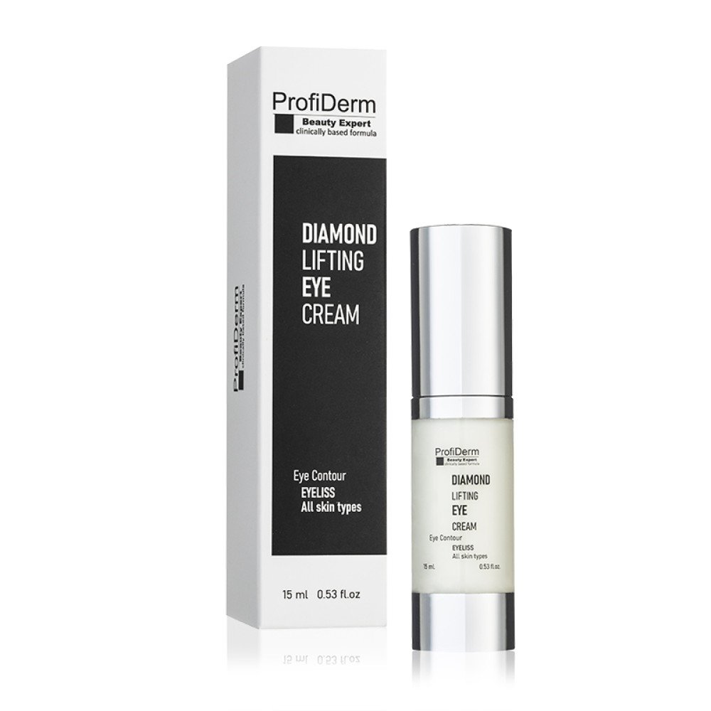 Диамантен лифтинг крем за околоочен контур Profi Derm 7 в 1 Diamond Lifting Eye Cream, 15 мл.