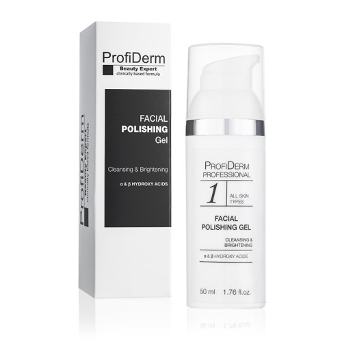 Почистващ и ексфолиращ гел с AHA киселини Profi Derm Facial Polishing Gel №1, 50 мл.