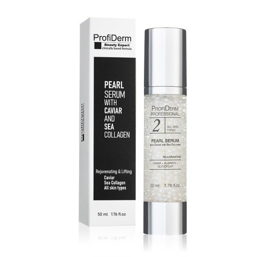ProfiDerm Pearl Serum with Caviar & Sea Collagen, 50 ml