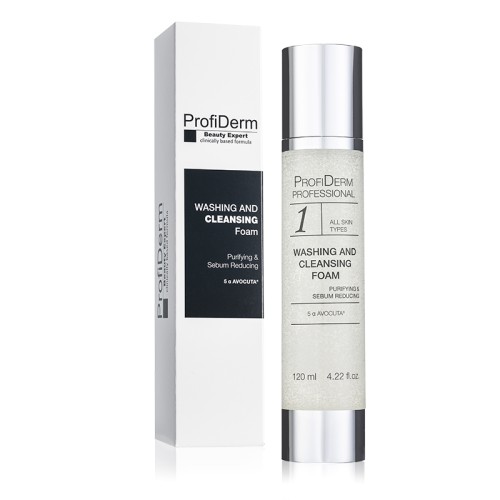 Почистваща и измивна пяна Profi Derm Cleansing Foam №1, 120 мл.