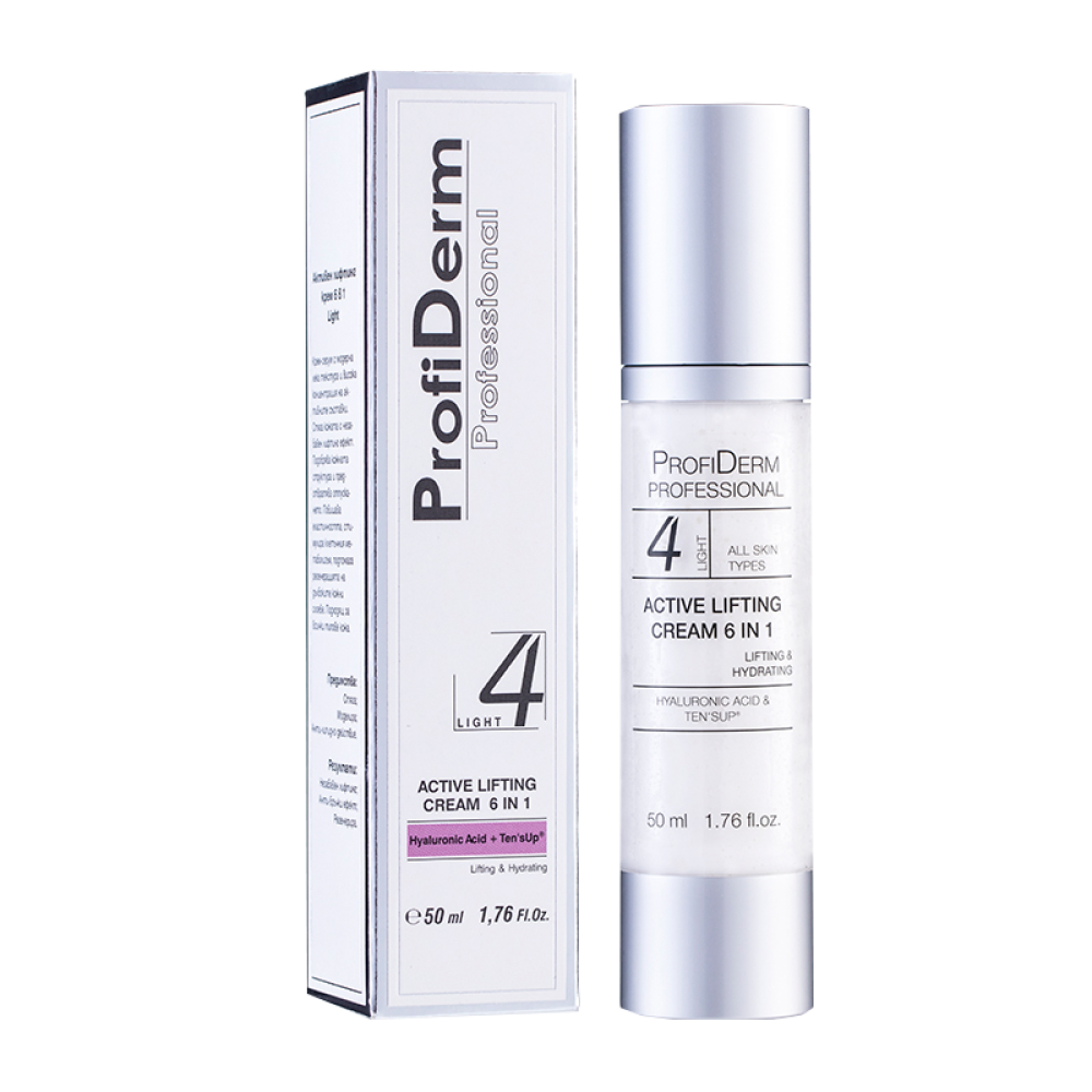 Активен нежен лифтинг крем 6 в 1 Profi Derm Active Lifting Cream Light, 50 мл.