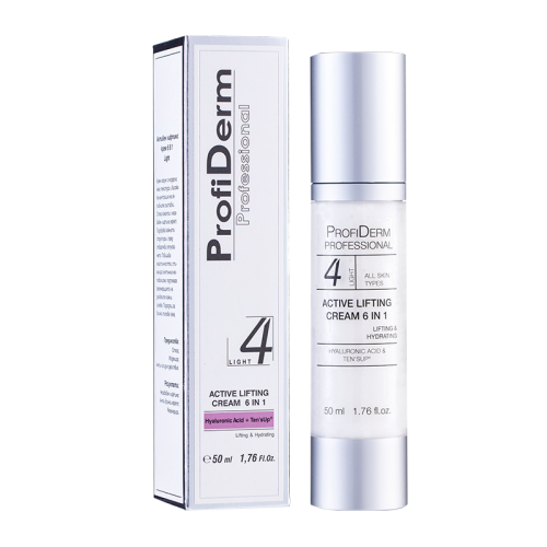 Активен нежен лифтинг крем 6 в 1 Profi Derm Active Lifting Cream Light, 50 мл. Активен нежен лифтинг крем 6 в 1 Profi Derm Active Lifting Cream Light, 50 мл.
