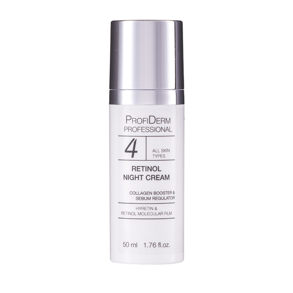 Нощен Анти-Ейдж крем с ретинол Profi Derm Night Retinol Cream, 50 мл. 