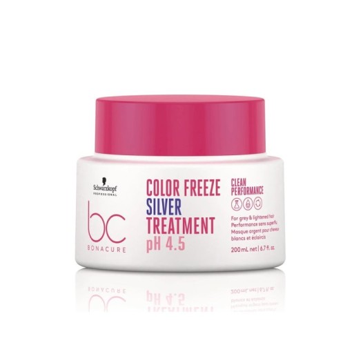 BC Color Freeze Silver Treatment – toning mask with silver pigments for cool blonde and grey hair, 200ml BC Color Freeze Silver Treatment – toning mask with silver pigments for cool blonde and grey hair, 200ml