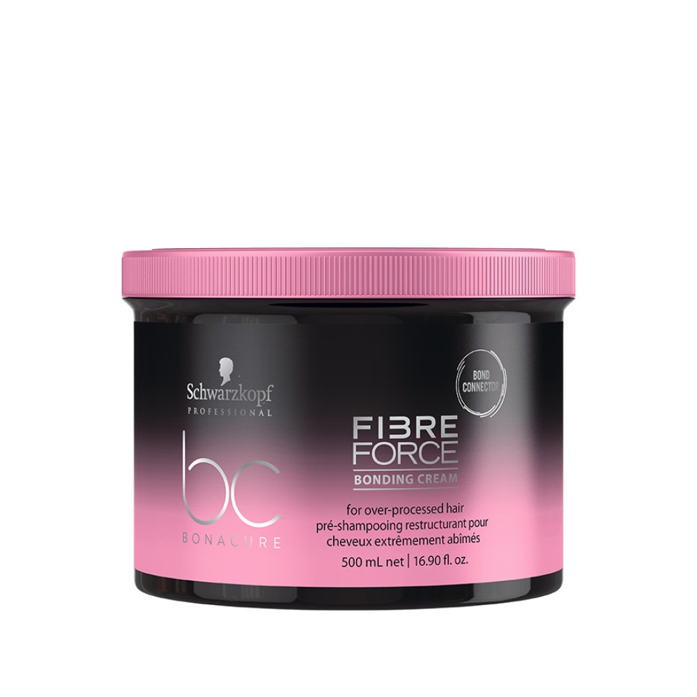 Подсилващ крем за много увредена коса преди шампоан Schwarzkopf Professional BC Fibre Force Bonding Cream 500ml