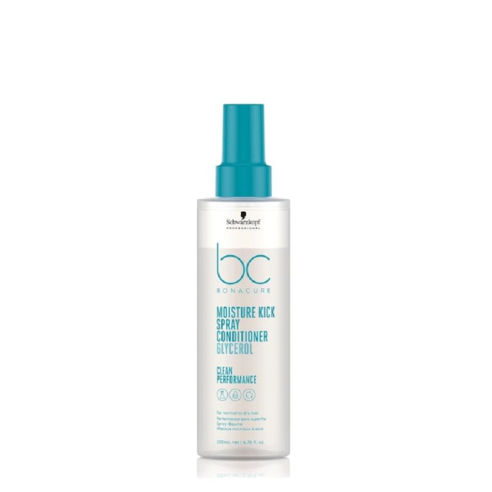 Хидратиращ спрей балсам за суха и изтощена коса без изплакване Schwarzkopf Professional BC Moisture Kick Spray Conditioner 200ml