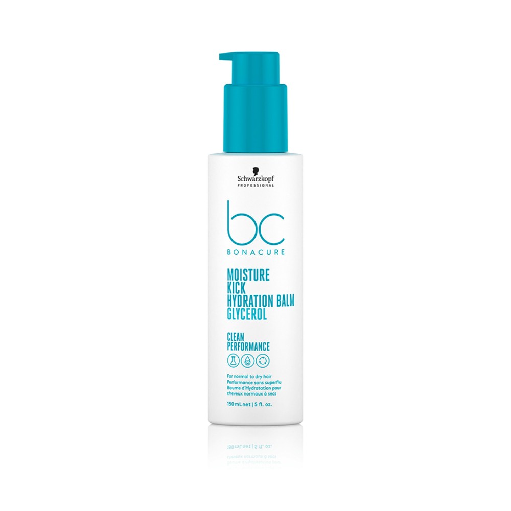 Хидратиращ лосион без изплакване Schwarzkopf Professional BC Moisture Kick Hydration Balm Glycerol 150ml