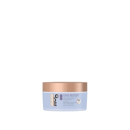 Маска за неутрализиране на нежелани оттенъци за руса коса Schwarzkopf Professional BlondMe Cool Blondes Mask 200ml Маска за неутрализиране на нежелани оттенъци за руса коса Schwarzkopf Professional BlondMe Cool Blondes Mask 200ml