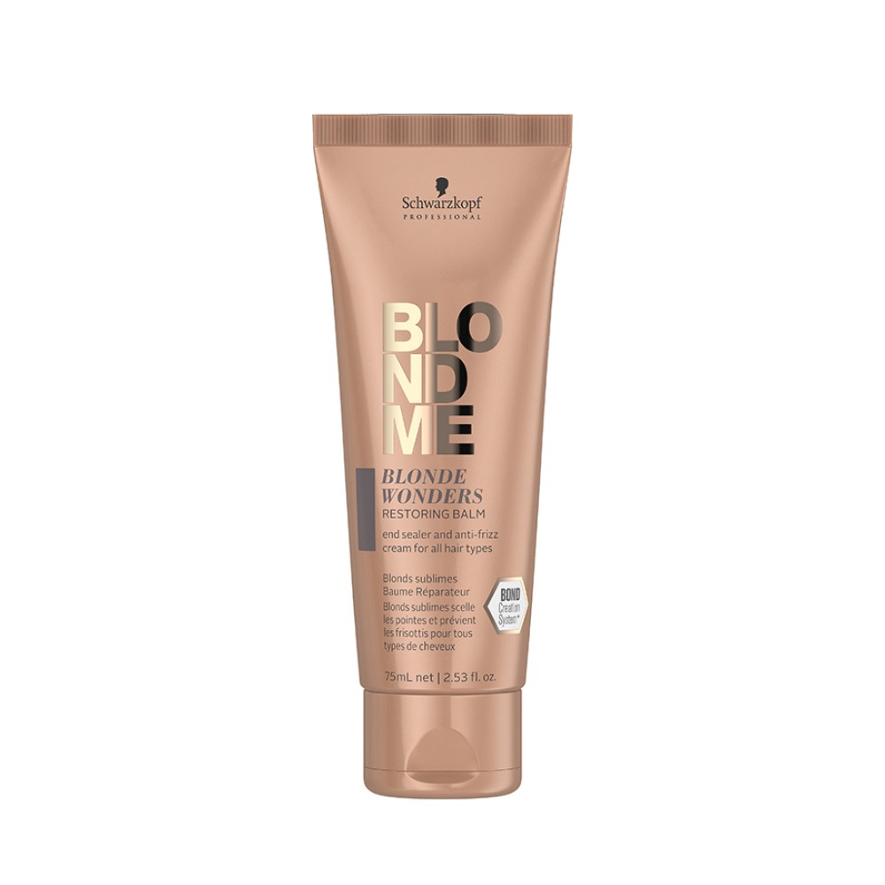 Възстановяващ лосион за руса коса Schwarzkopf Professional BlondMe Blonde Wonders Restoring Balm 75ml