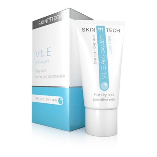 Подмладяващ антиоксидантен крем с витамин E за суха и чувствителна кожа Skin Tech Vit. E Anti-oxydant, 50 мл. Подмладяващ антиоксидантен крем с витамин E за суха и чувствителна кожа Skin Tech Vit. E Anti-oxydant, 50 мл.