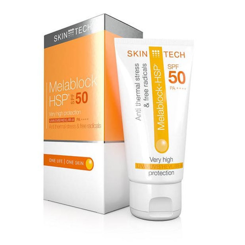 Слънцезащитен крем с SPF 50+ и четворна защита Skin Tech Melablock HSP® 50+, 50 мл.